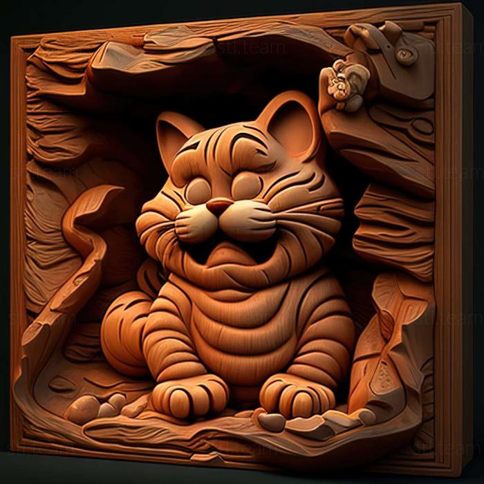 3D model Garfield 2 game (STL)